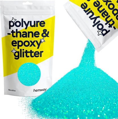 Hemway Polyurethane & Epoxy Resin Glitter 100g / 3.5oz Metallic Crystal Flake by Hemway