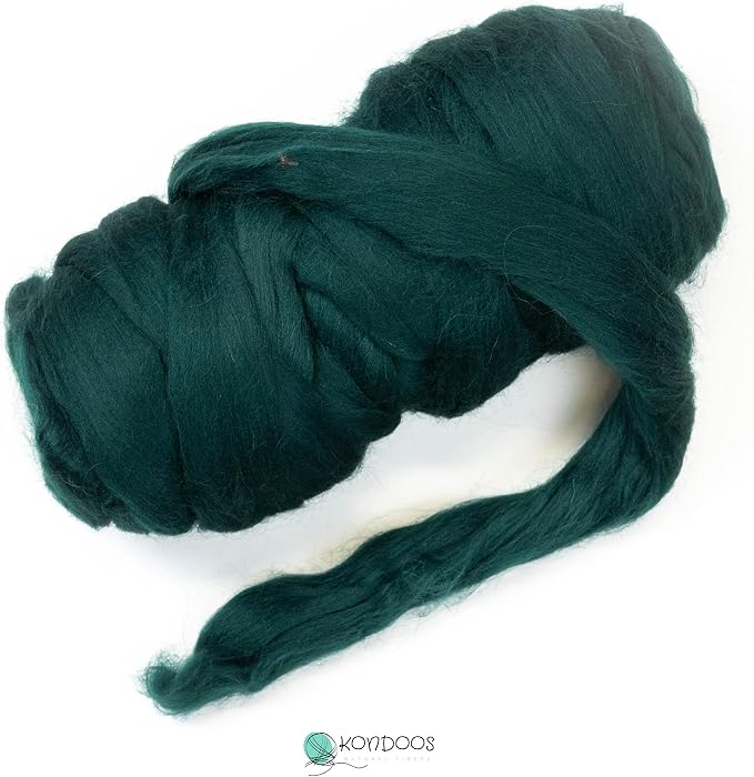 Kondoos Colored Natural Wool roving, 1 lb. Best Wool - Image 4