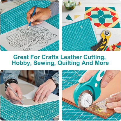 Headley Tools 17"x17" Rotating Cutting Mat, Self Healing Mat - Image 7