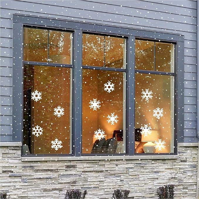 JAJADO Self Adhesive Reusable Christmas Stencils Merry Christmas Ornaments Silk - Image 6
