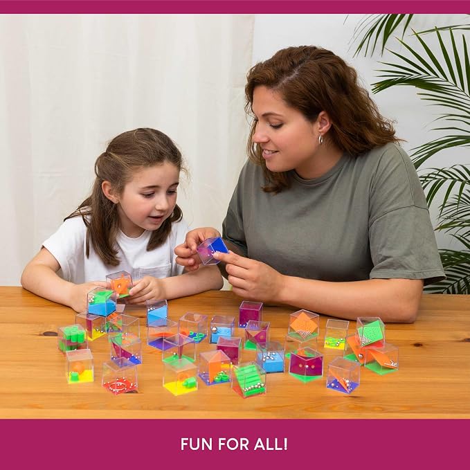 BONNYCO Brain Teaser Puzzles Cubes Kids Party Favors Pack 30 Pinata Goodie Bags - Image 7