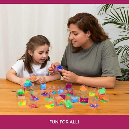 BONNYCO Brain Teaser Puzzles Cubes Kids Party Favors Pack 30 Pinata Goodie Bags - Image 7