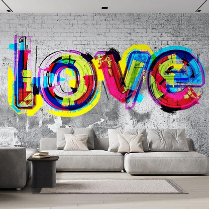 wall26 Wall Sticker/Wall Mural Colorful Graffiti, Not Peel and Stick, Non-Woven by wall26