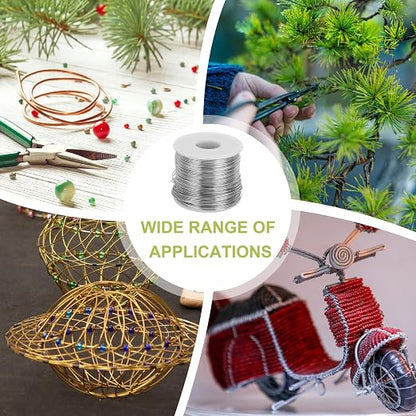 MECCANIXITY 20 Gauge Anodized Aluminum Craft Wire Bendable Bonsai Training Wire - Image 6