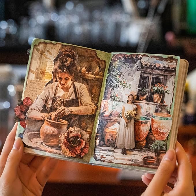 Weekend Diary Scrapbook Paper, Reading & Art-Inspired Themes - Image 5