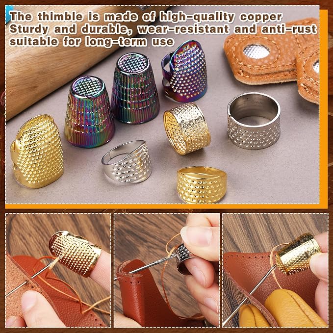 Ftyiwu Sewing Thimble, Hand Sewing Thimble - Image 4