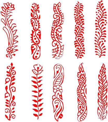 Royal Kraft Border Wooden Printing Stamps - Image 2