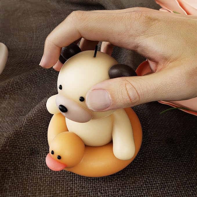 Swimming Bear Candle Swim Animal Resin Casting Resin Making Molds Silicone Mold - Image 3