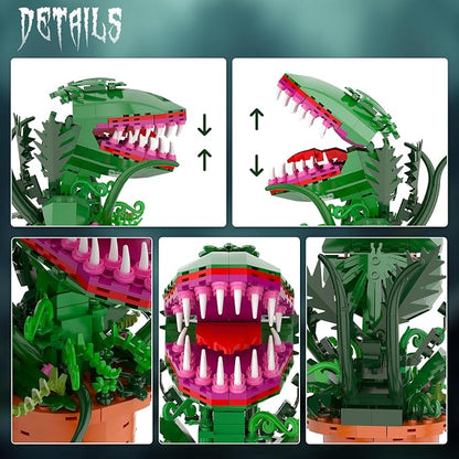 Audrey 2 Cannibal Flower Building Block Set, Little Shop of Horrors Piranha - Image 4