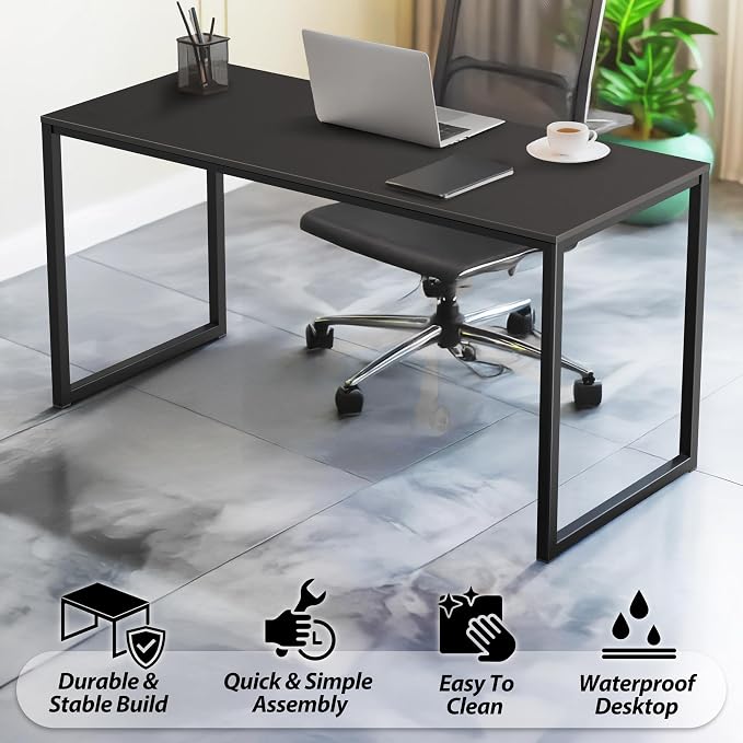 SHW Mission 48-Inch Home Office Computer Desk - Image 4