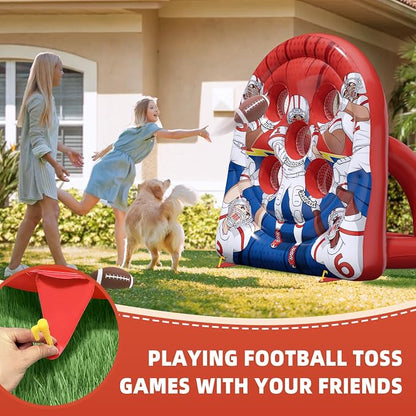 6Ft Football Target Toss Game - Image 4