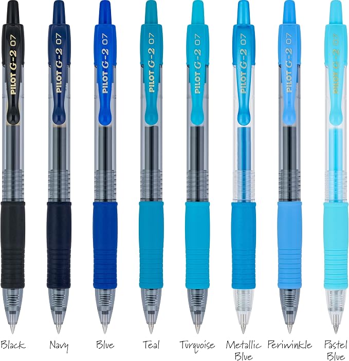 PILOT G2 Premium Gel Roller Pens, Fine Point Gel Pens, Boost Blue Pack - Image 6