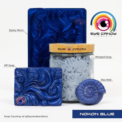 Eye Candy Pigments Premium Blue Mica Powder - Image 2