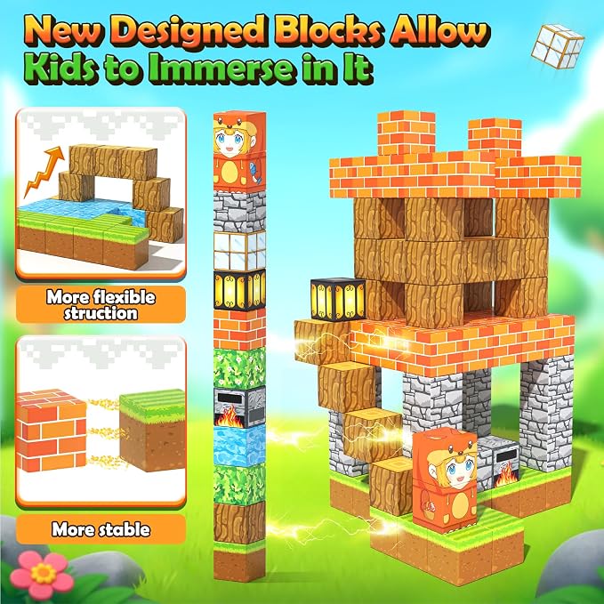 100PCS Magnetic Blocks - Image 5