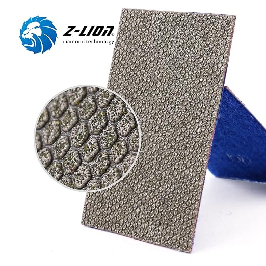 Z-Lion Diamond Abrasive Paper Sheets 60 Grit Diamond Sandpaper Nylon Back - Image 3