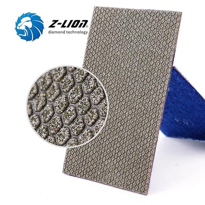 Z-Lion Diamond Abrasive Paper Sheets 60 Grit Diamond Sandpaper Nylon Back - Image 3