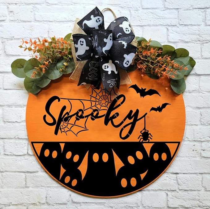Halloween Stencils 12” Halloween Stencil Skeleton Trick or Treat Boo Templates - Image 3