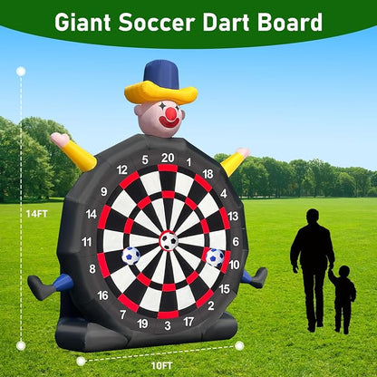 14ft Giant Inflatable Soccer Dart Board - Image 3