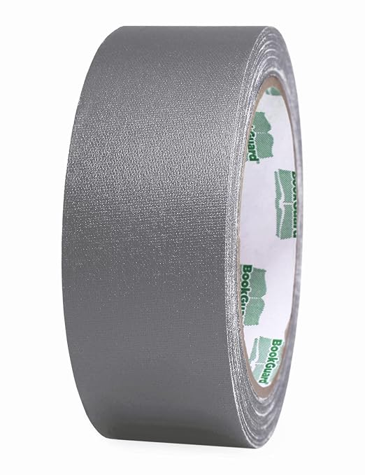BookGuard 1-1/2 Inch Vinyl-Coated Cotton Cloth Bookbinding Repair Tape by ChromaLabel