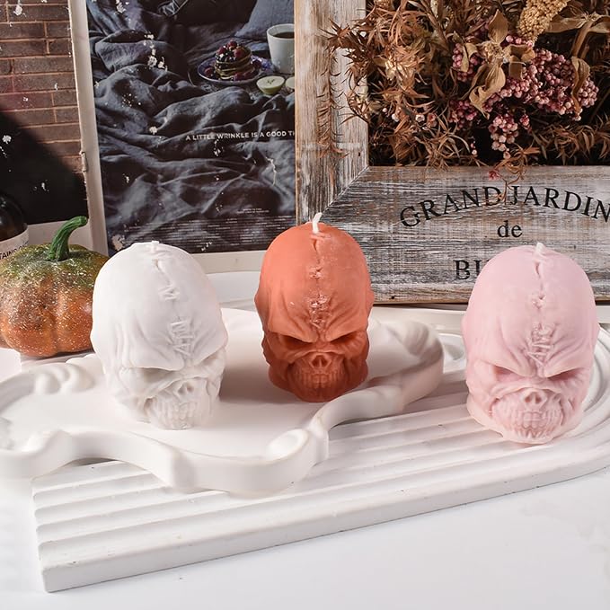 Skull Head Candle Mold - Image 4