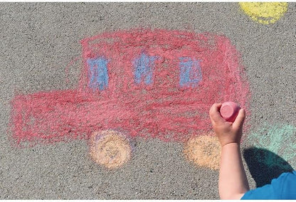 Colorations Chunky Chalk Eggs, for Kids and Toddlers, Easy Grip, 2 1/8 X 1 1/2 - Image 4