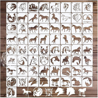 Small Stencils for Painting on Wood Reusable, 3 Inch Reusable Stencil for Craft - Image 8