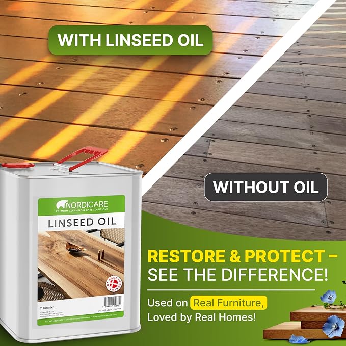 Nordicare 100% Pure & Natural Linseed Oil - Image 2