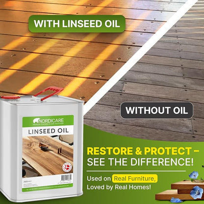 Nordicare 100% Pure & Natural Linseed Oil - Image 2