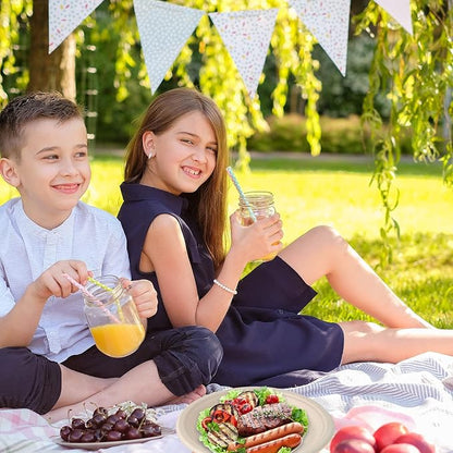 Vplus 500 Pack Compostable Disposable Paper Plates 10.25 inch Super Strong - Image 7