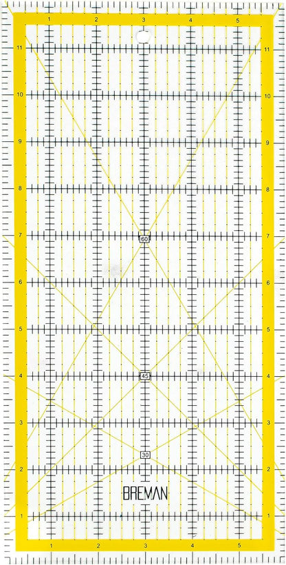 Breman Precision Quilting Rulers – 6x12 Inch Clear Acrylic Rulers by WAPortman