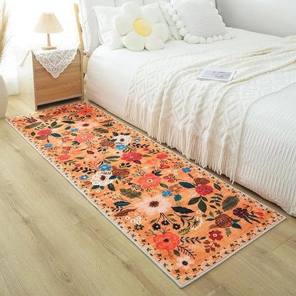 Rugcomf Runner Rug for Hallways Kitchen Rug Non Slip 2'6''x8' Washable Runner - Image 7
