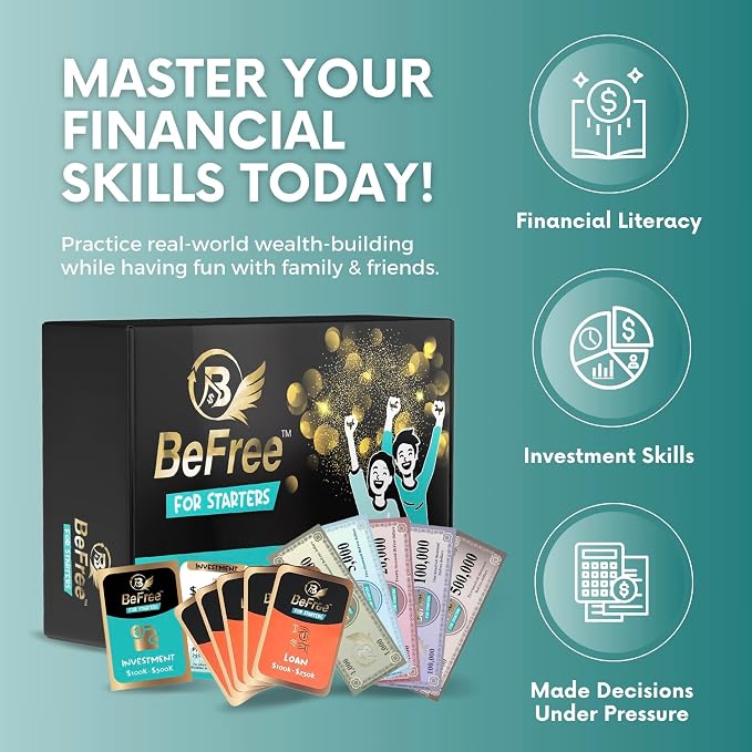 BeFree for Starters – Financial Literacy Card Game | Learn to Earn Money - Image 2