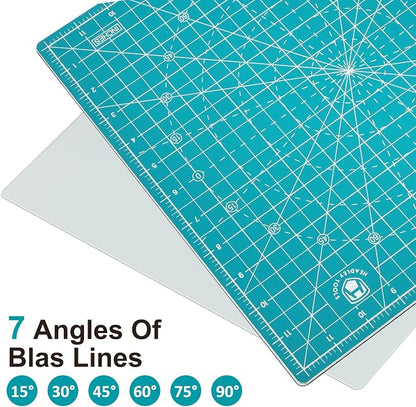 Headley Tools 12"x12" Rotating Cutting Mat, Self Healing Mat - Image 7