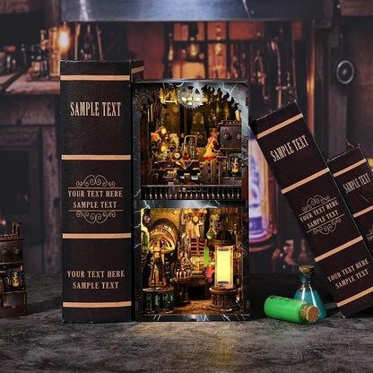 Book Nook Kit, Steampunk DIY Booknook Kits - Image 8