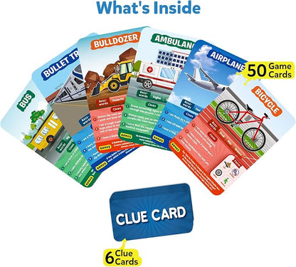 Skillmatics Guess in 10 Things That Go, Kids Who Love Card Games, Educational - Image 2