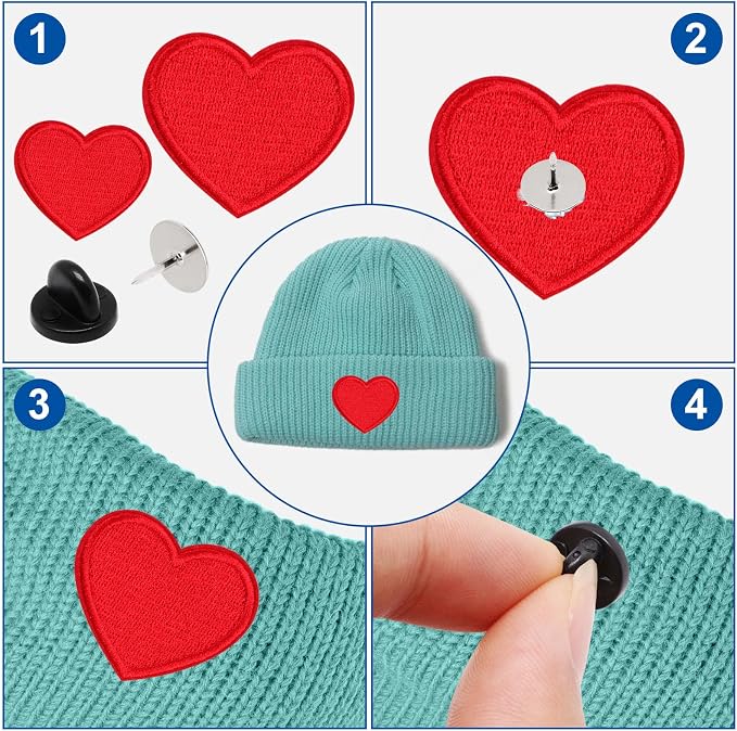 100set Rubber Pin Backs, Blank Pins Scatter Butterfly Clutch Pin Holder Enamel - Image 5