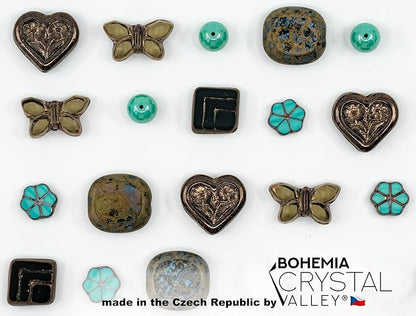 45+ pcs of Focal Glass Bead Mix - Image 5