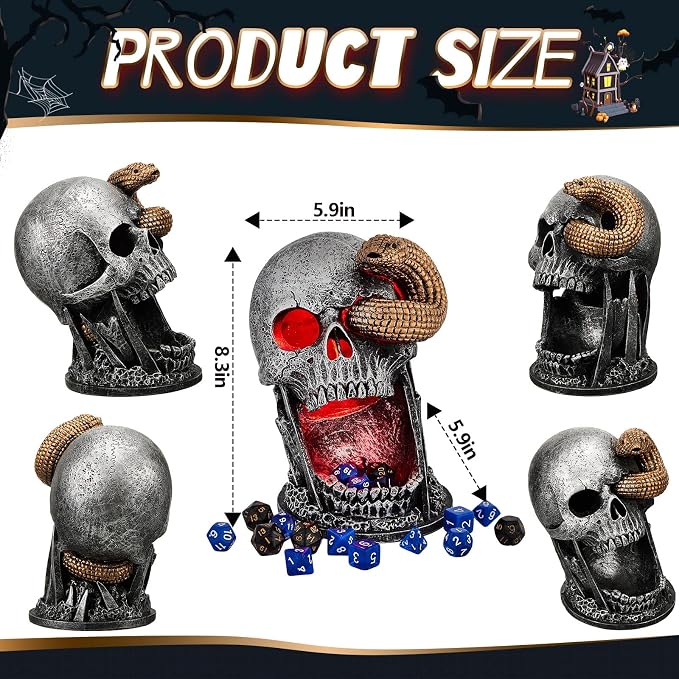 Dice Tower Skull Dice Tower Dice Roller - Image 2
