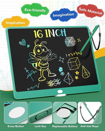 KOKODI LCD Writing Tablet, 16 Inch Colorful Toddler Doodle Board Drawing Tablet - Image 6