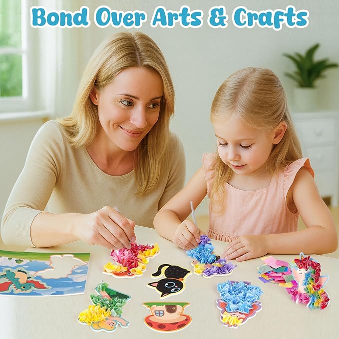 3 otters Poke in Art Poke in Art Kits - Image 2