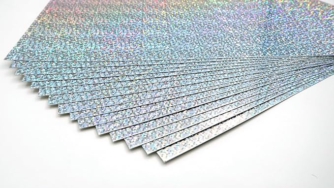TGXRZX Metallic Cardstock Paper, holographic cardstock, Size 8"x 11", Mirror - Image 5