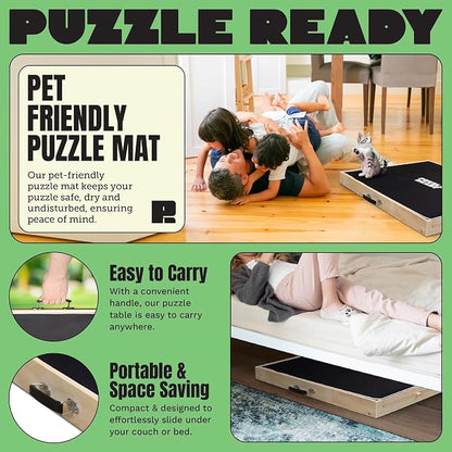 Puzzle Ready Puzzle Table with Drawers - Image 5