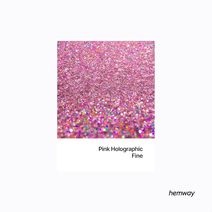 Hemway Polyurethane & Epoxy Resin Glitter 100g / 3.5oz Metallic Crystal Flake - Image 2
