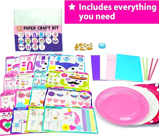 KRAFUN My First Unicorn Bunny Paper Craft Kit - Image 2