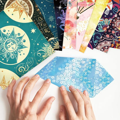 Origami 6x6 Paper Kit 150 Sheets 150 Vivid Colors Double Sided Same Printed - Image 7