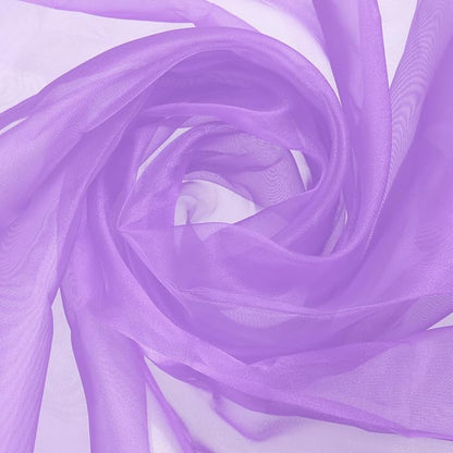 MECCANIXITY Iridescent Sheer Organza Fabric, 2 Yards x 59 Inches Solid by MECCANIXITY