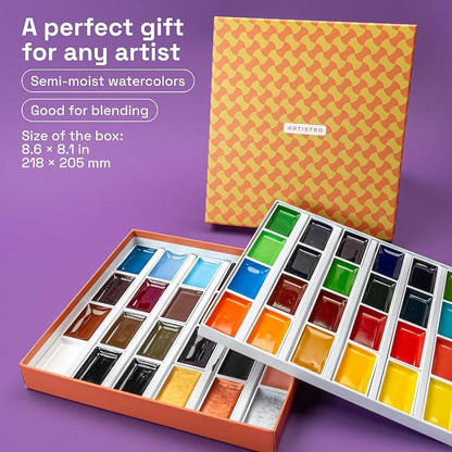 ARTISTRO Professional Watercolor Paint Set - Image 2