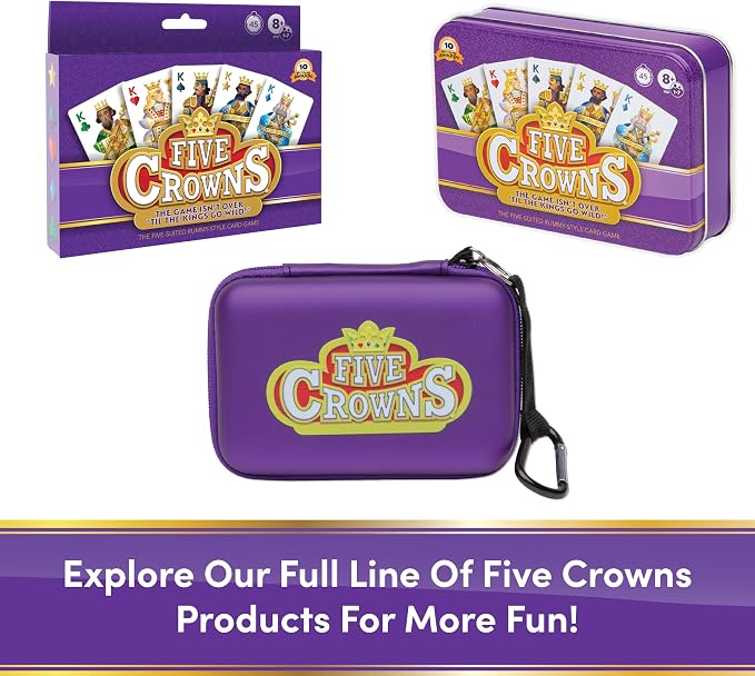 Five Crowns Travel Case Bundle, Scorecard Included – Card Game - Image 7