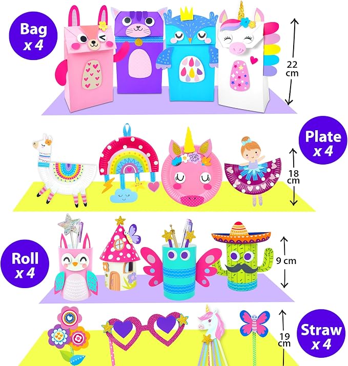 KRAFUN My First Unicorn Bunny Paper Craft Kit - Image 6