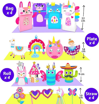 KRAFUN My First Unicorn Bunny Paper Craft Kit - Image 6